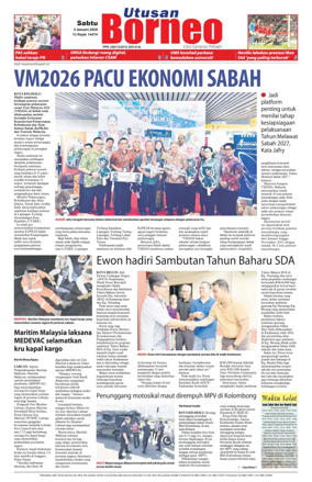 Cover of Utusan Borneo (Sabah)