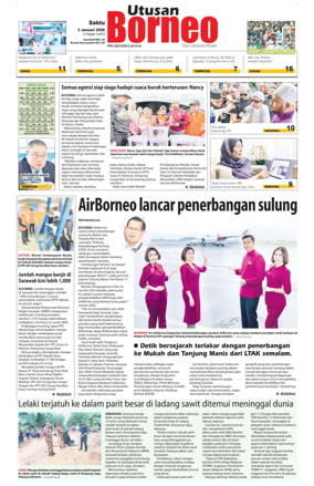 Cover of Utusan Borneo (Sarawak)