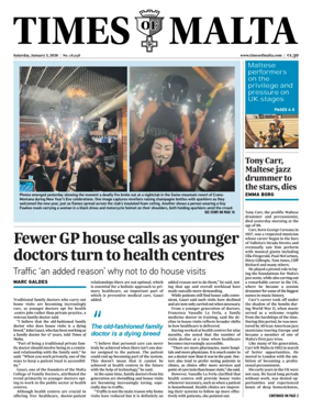 Cover of Times of Malta
