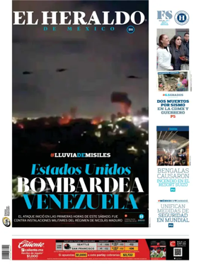 Cover of El Heraldo de Mexico