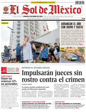 Cover of El Sol de Mexico