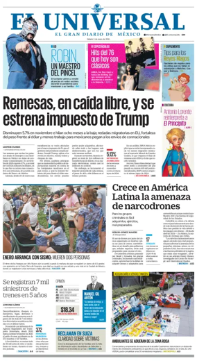 Cover of El Universal