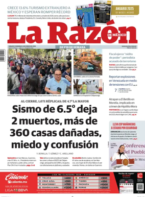Cover of La Razon de Mexico