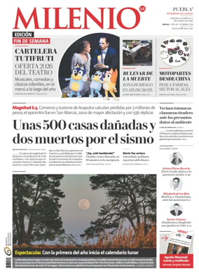 Cover of Milenio Puebla