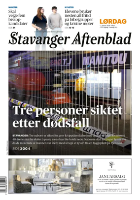 Cover of Stavanger Aftenblad