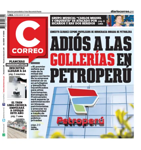 Cover of Diario Correo