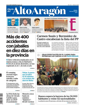 Cover of Diario del Alto Aragon