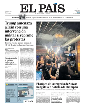Cover of El Pais