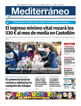 Cover of El Periodico Mediterraneo