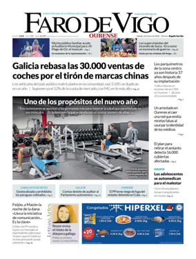 Cover of Faro de Vigo (Ourense)