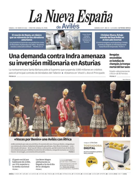 Cover of La Nueva Espana (Aviles)