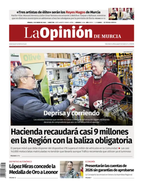 Cover of La Opinion de Murcia