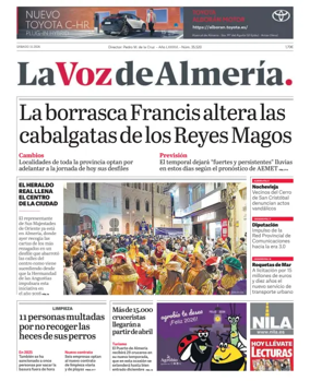 Cover of La Voz de Almeria