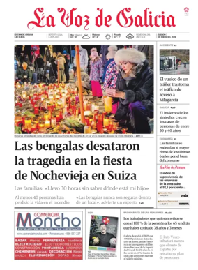 Cover of La Voz de Galicia (Arousa)