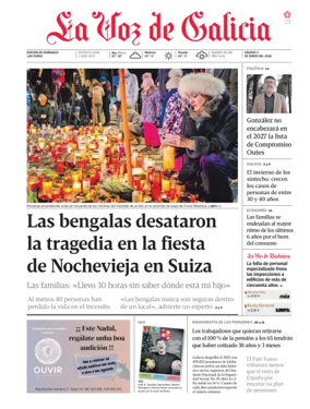 Cover of La Voz de Galicia (Barbanza)