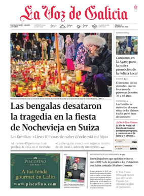 Cover of La Voz de Galicia (Deza)