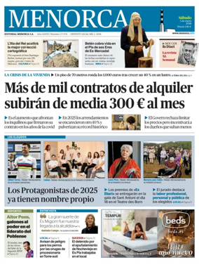 Cover of Menorca Diario Insular