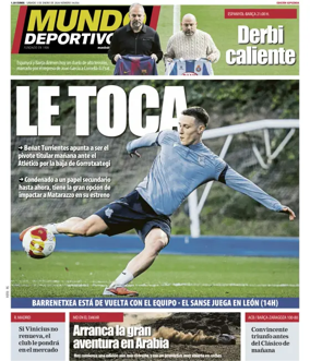 Cover of Mundo Deportivo (Gipuzkoa)