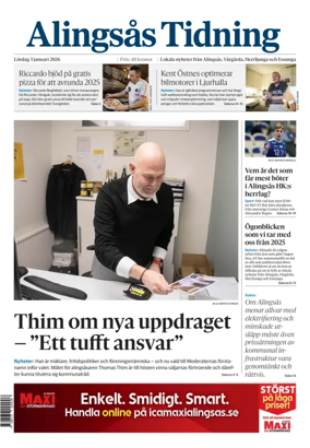 Cover of Alingsas Tidning