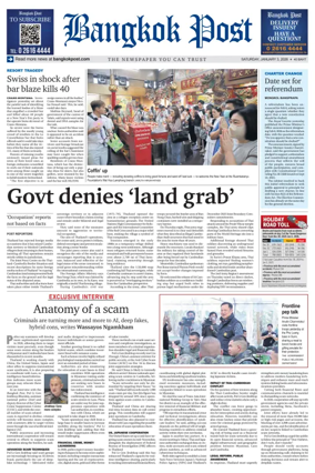 Cover of Bangkok Post