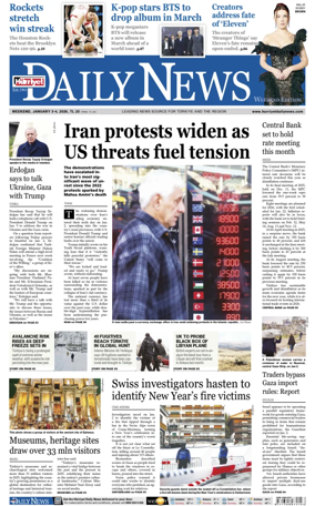 Cover of Hurriyet Daily News & Economic Review