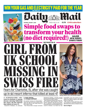 Cover of Daily Mail
