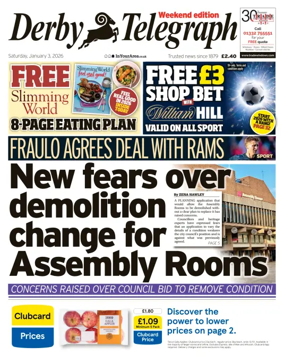 Cover of Derby Telegraph