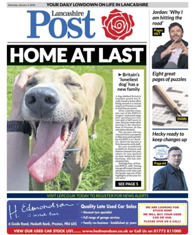 Cover of Lancashire Evening Post