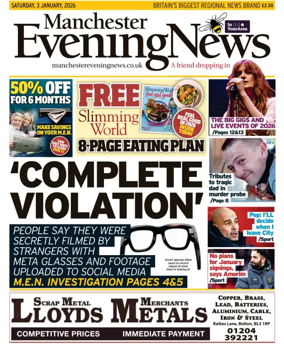 Cover of Manchester Evening News