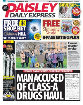Cover of Paisley Daily Express