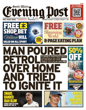 Cover of South Wales Evening Post