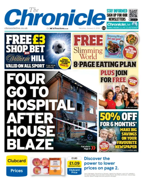 Cover of The Chronicle (South Tyneside and Durham)