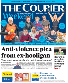 Cover of The Courier & Advertiser (Perth and Perthshire Edition)