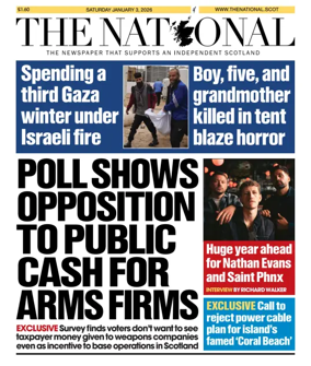 Cover of The National (Scotland)