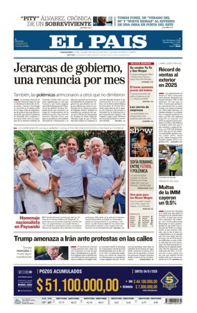 Cover of El Pais (Uruguay)