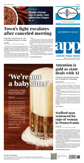 Cover of Asbury Park Press