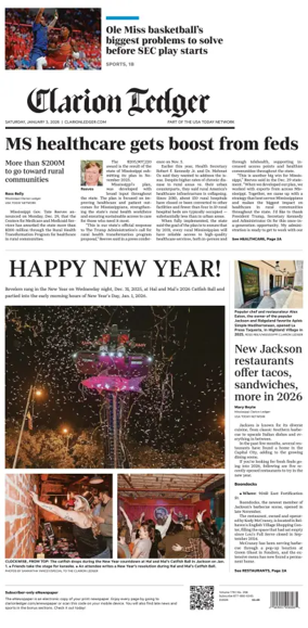 Cover of Clarion Ledger