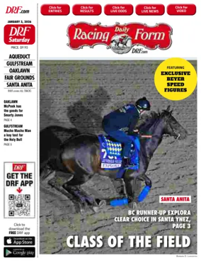 Cover of Daily Racing Form National Digital Edition