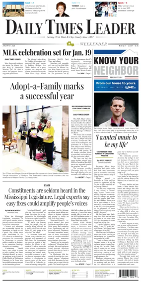 Cover of Daily Times Leader