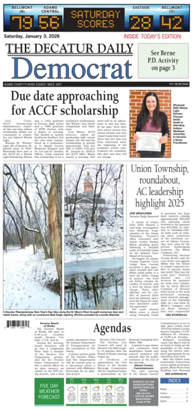 Cover of The Decatur Daily Democrat