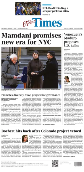 Cover of El Paso Times