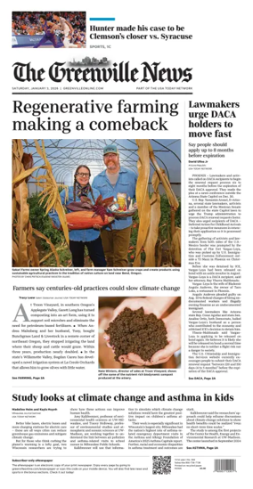 Cover of The Greenville News