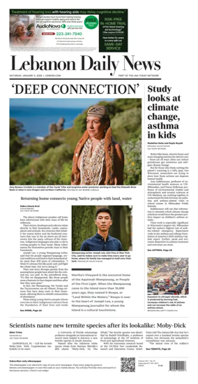 Cover of Lebanon Daily News