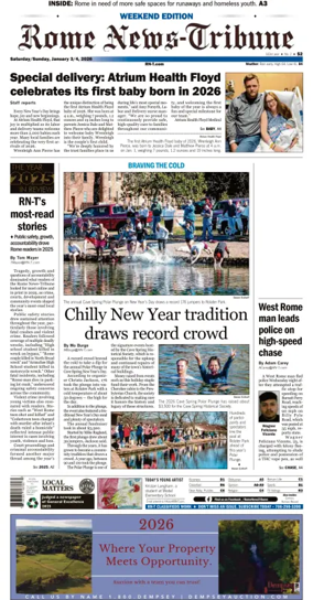 Cover of Rome News-Tribune