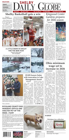 Cover of Shelby Daily Globe