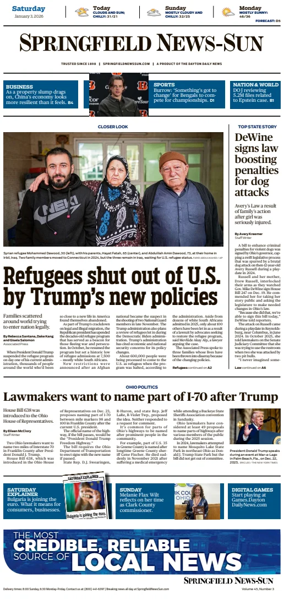 Cover of Springfield News-Sun