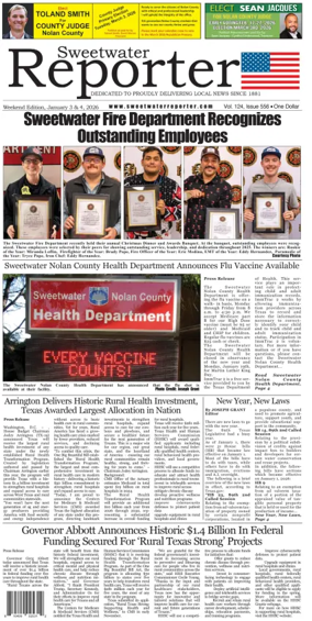 Cover of Sweetwater Reporter