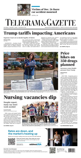 Cover of Telegram & Gazette