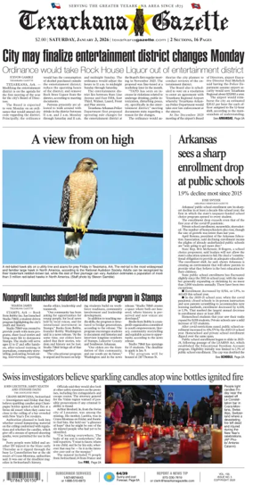 Cover of Texarkana Gazette