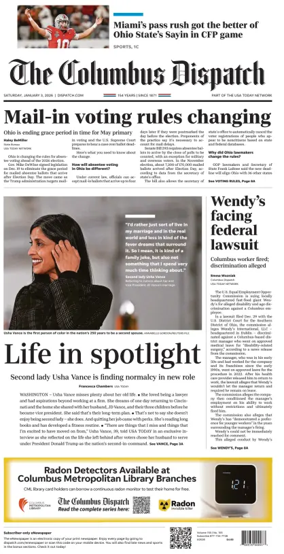Cover of The Columbus Dispatch